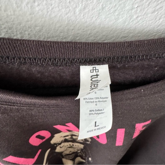 New BLONDIE crew neck sweatshirt Large - Picture 3 of 3